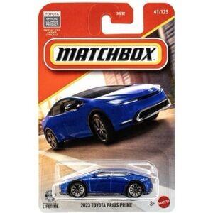 Matchbox Blue 2023 Toyota Prius Prime Toy Car